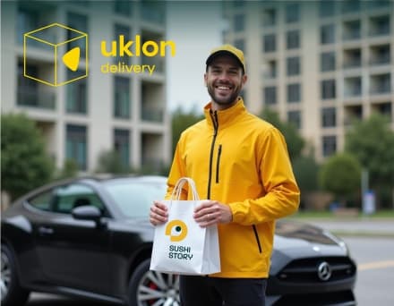 Швидка доставка Sushi Story у партнерстві з Uklon Delivery