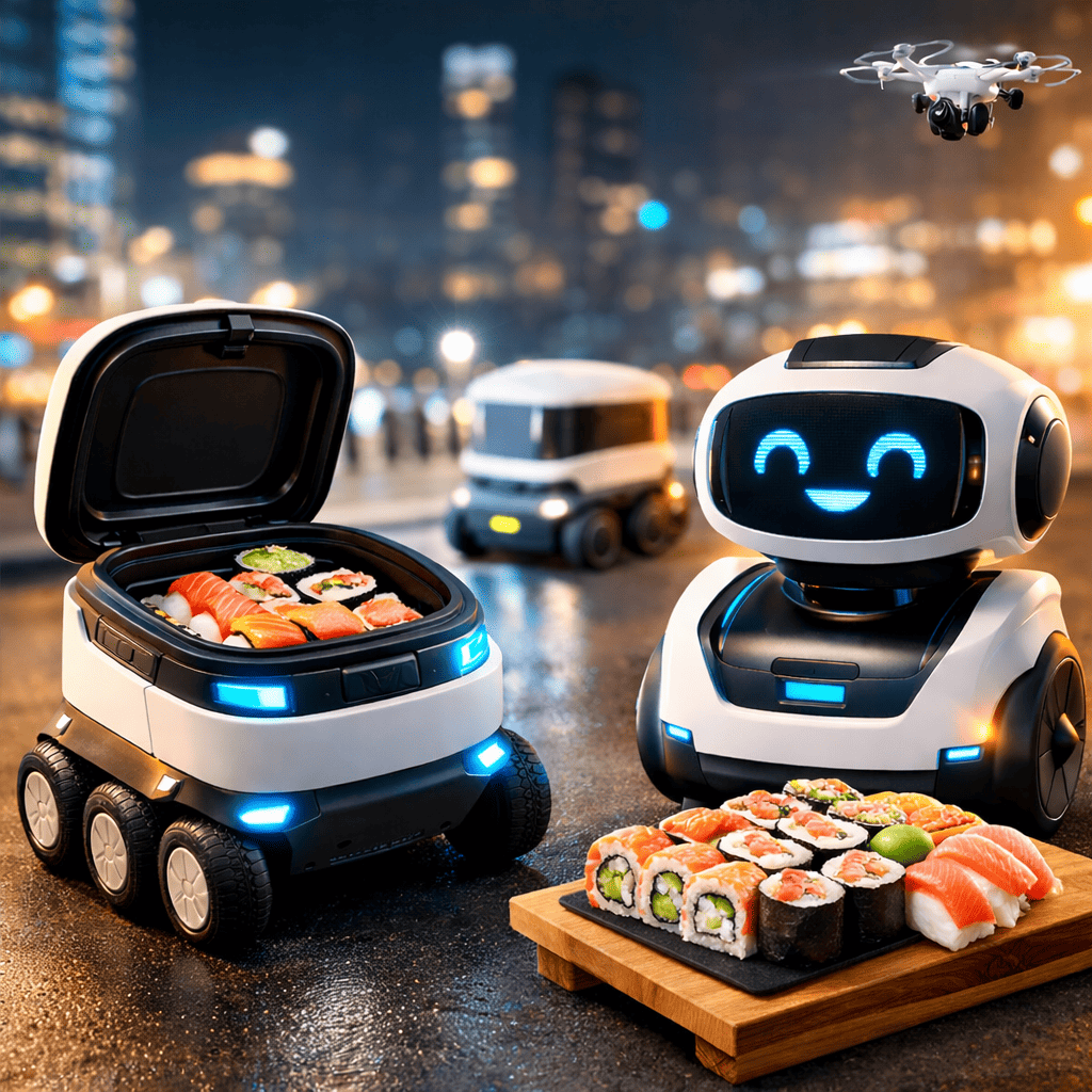 Доставка ролів за допомогою роботів: майбутнє вже близько